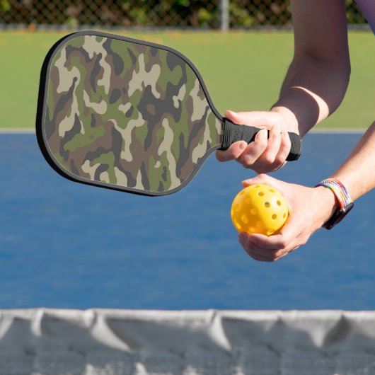 Raquette De Pickleball Motif de camouflage vert (Insitu)