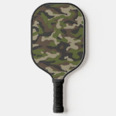 Raquette De Pickleball Motif de camouflage vert (Recto)