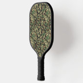Raquette De Pickleball Motif de camouflage vert, noir et marron (Gauche)