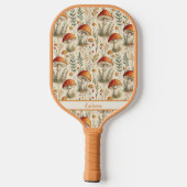 Raquette De Pickleball Motif de champignons boho de la forêt (Verso)
