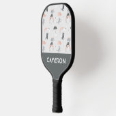 Raquette De Pickleball Motif de chats à plume (Gauche)