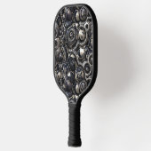 Raquette De Pickleball Motif de contours réfléchissants (Gauche)