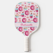 Raquette De Pickleball Motif de Donut rose (Recto)
