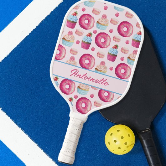 Raquette De Pickleball Motif de Donut rose