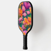 Raquette De Pickleball Motif de fleurs tropicales hawaïennes (Gauche)
