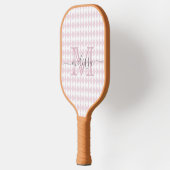 Raquette De Pickleball Motif de forme de diamant rose Retro (Gauche)