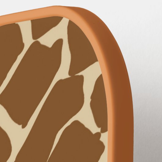 Raquette De Pickleball Motif de fourrure Giraffe Imprimer (Détail gauche)