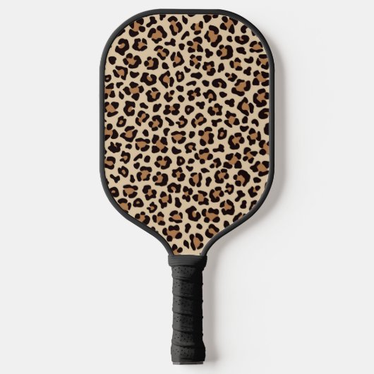 Raquette De Pickleball Motif de fourrure léopard (Recto)