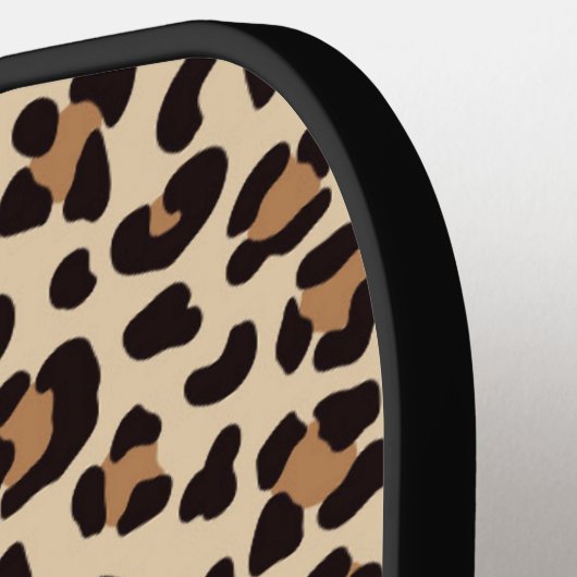 Raquette De Pickleball Motif de fourrure léopard (Détail gauche)