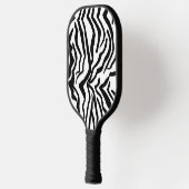 Raquette De Pickleball Motif de fourrure noir et blanc Zebra (Gauche)