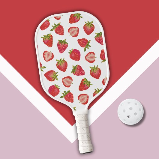 Raquette De Pickleball Motif de fraises