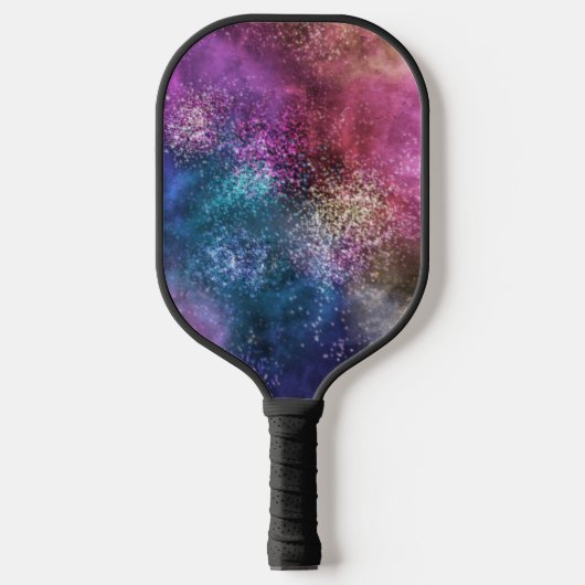 Raquette De Pickleball Motif de galaxie coloré (Recto)