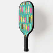 Raquette De Pickleball Motif de glace coloré été (Gauche)