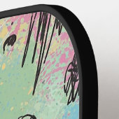 Raquette De Pickleball Motif de graffiti urbain coloré (4) (Détail gauche)