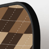 Raquette De Pickleball Motif de Jacquard cool avec points (Détail gauche)