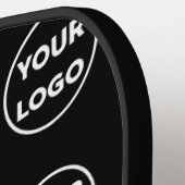Raquette De Pickleball Motif de logo d'entreprise personnalisé sur le noi (Détail gauche)