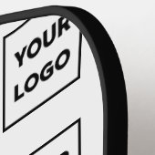 Raquette De Pickleball Motif de logo professionnel personnalisé 2 côtés (Détail gauche)