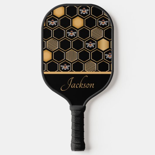 Raquette De Pickleball Motif de nid d'abeille (Recto)