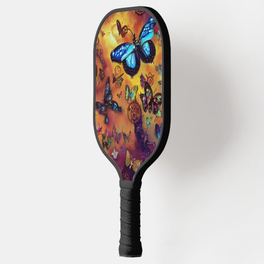 Raquette De Pickleball Motif de papillons Steampunk (Gauche)