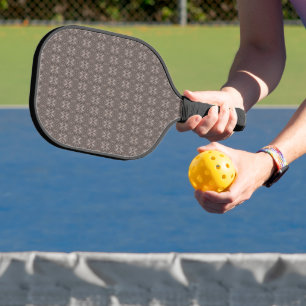 Raquette De Pickleball Motif diamant brun laiton