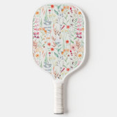 Raquette De Pickleball Motif du jardin de fleurs Pastel (Recto)