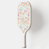 Raquette De Pickleball Motif du jardin de fleurs Pastel (Gauche)