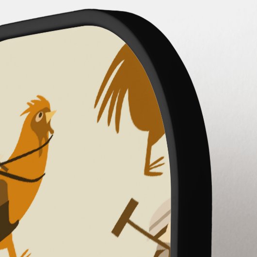 Raquette De Pickleball Motif du logo Double Pollo (Détail gauche)