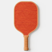 Raquette De Pickleball Motif en laine orange (Recto)