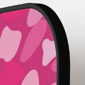 Raquette De Pickleball Motif en pierre rose (Détail gauche)