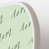 Raquette De Pickleball Motif et texte monographique personnalisés (Détail gauche)