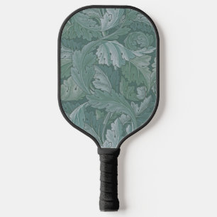 Raquette De Pickleball Motif feuille d'acanthe bleu sarcelle de William M