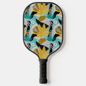 Raquette De Pickleball Motif Feuille de la forêt tropicale tropicale (Recto)