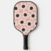 Raquette De Pickleball Motif Fleur Rose Cute (Recto)