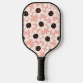 Raquette De Pickleball Motif Fleur Rose Cute (Verso)