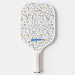 Raquette De Pickleball Motif Fleur sauvage Vintage à la mode personnalisé