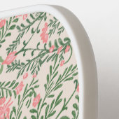 Raquette De Pickleball Motif floral rose et vert Chinoiserie (Détail gauche)