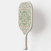 Raquette De Pickleball Motif floral rose et vert Chinoiserie (Gauche)