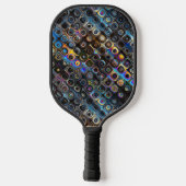 Raquette De Pickleball Motif Formes Iridescentes (Verso)
