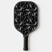 Raquette De Pickleball Motif note musique saxophone (Verso)