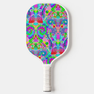 Raquette De Pickleball Motif Peint À La Main Et Numériquement Art 22