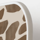 Raquette De Pickleball Motif Poster de animal de Giraffe d'aquarelle (Détail gauche)