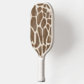 Raquette De Pickleball Motif Poster de animal de Giraffe d'aquarelle (Gauche)