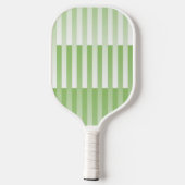 Raquette De Pickleball Motif rayé vert blanc (Verso)