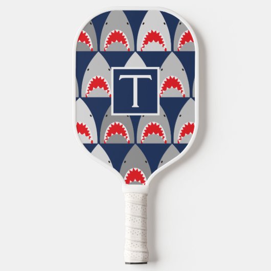 Raquette De Pickleball Motif requin (Recto)
