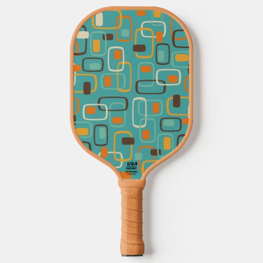Raquette De Pickleball Motif rétro (Recto)