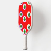 Raquette De Pickleball Motif rouge sapin de Noël (Gauche)