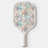 Raquette De Pickleball Motif sans Seamless Starfish (Verso)