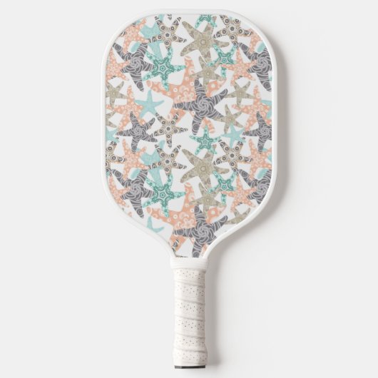 Raquette De Pickleball Motif sans Seamless Starfish (Recto)