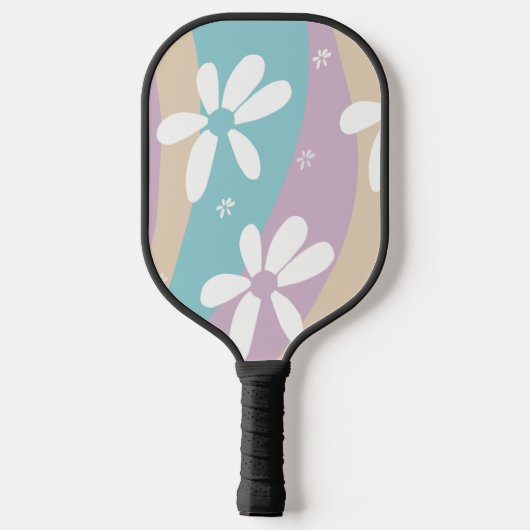 Raquette De Pickleball Motif super Flower Wavy (Verso)