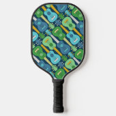 Raquette De Pickleball Motif Ukulele vertical (Recto)